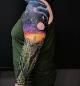 Why not get inspiration from those gorgeous forest sleeve tattoos 3