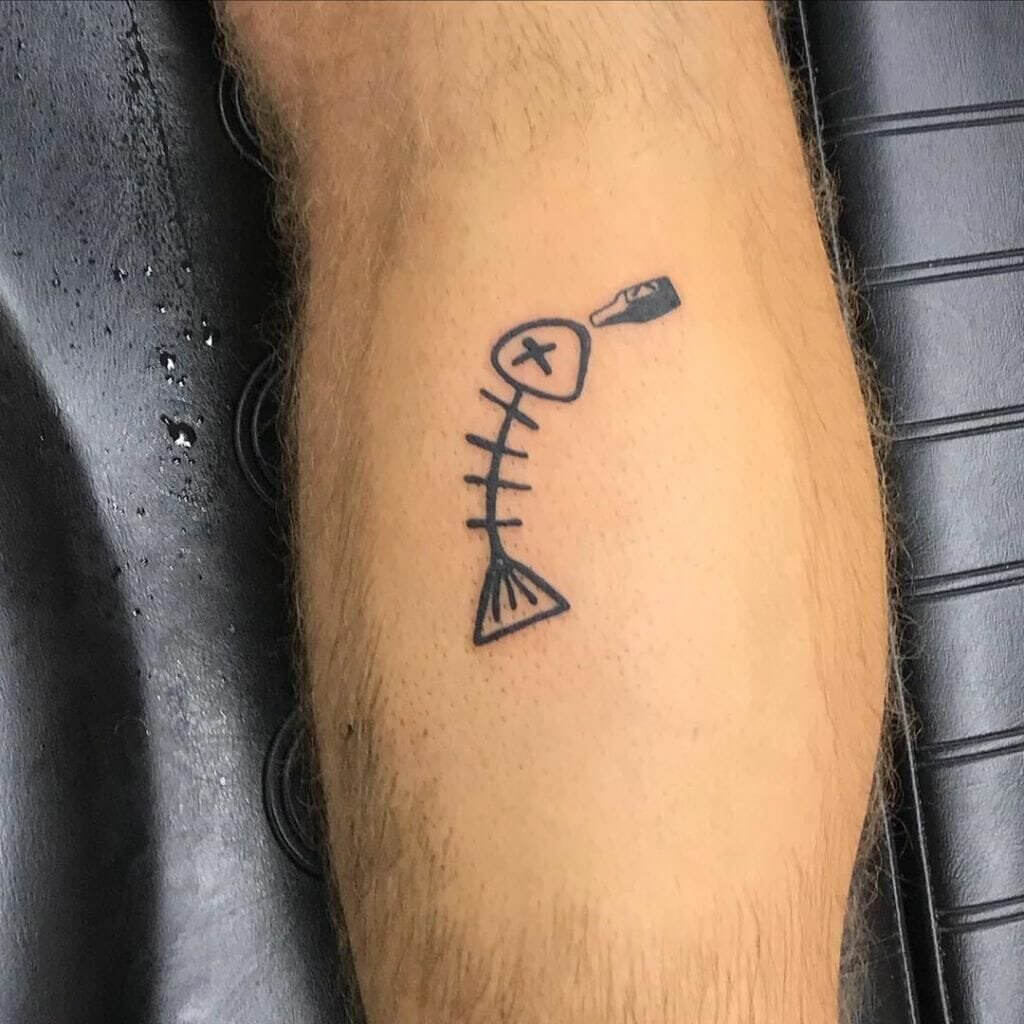 Astonishing place for simple tattoo is calf. We have some of the best 10 examples