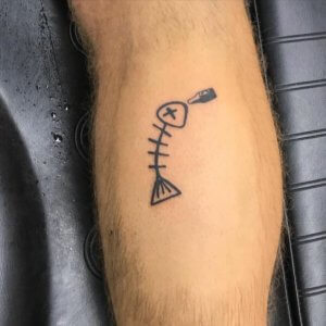 Astonishing place for simple tattoo is calf We have some of the best 10 examples 6
