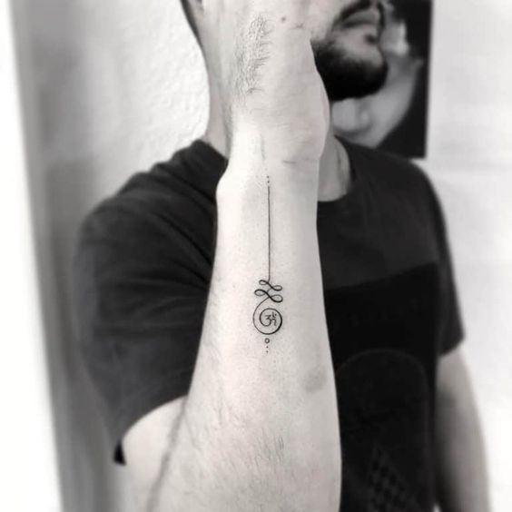 Best choices of Unalome tattoo for men