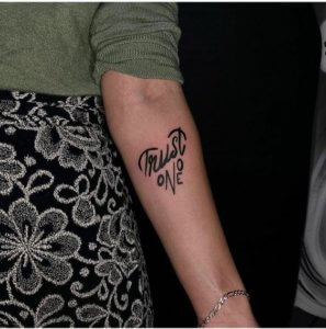 Fantastic Trust no one tattoos for females 2