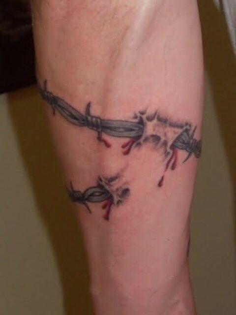 Gorgeous Barbwire Forearm Tattoos Suitable For Anyone