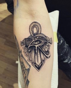 How is Ankhs eye of Horus tattoo so tempting tattoo 4