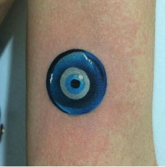 Ideas and meaning of evil eye tattoos 2