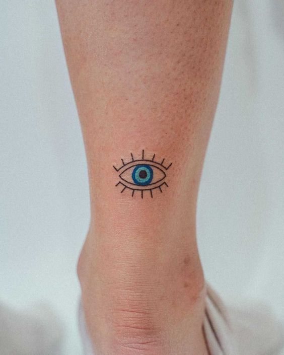 Ideas and meaning of evil eye tattoos 6