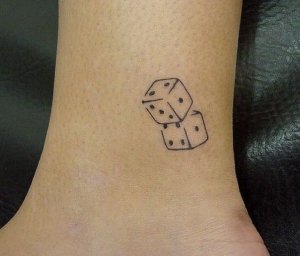 Is this proof that simple dice tattoos can be extraordinary 1