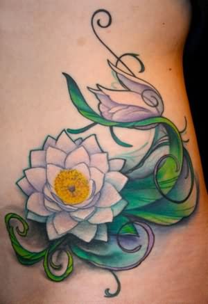 White lotus tattoo