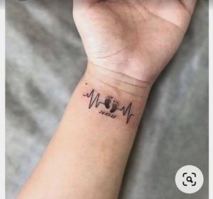 Meaning for heartbeat tattoo 10