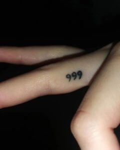 Meaning of 999 tattoos and some ideas 6