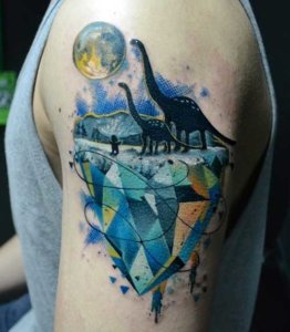 Meaning of dinosaur tattoo and some examples 8