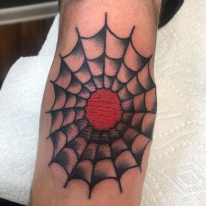 Meaning of spider web net tattoos 4
