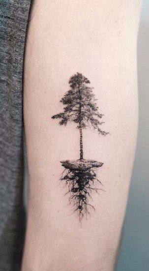 Meaning of tree tattoo and some examples 4