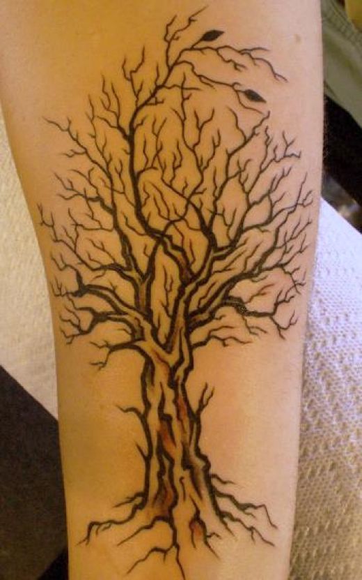 Meaning of tree tattoo and some examples 8