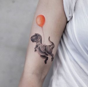 T Rex is a scary dinosaur but T Rex tattoos can be really cute 3