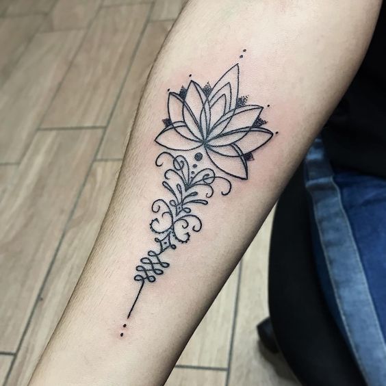 Unalome tattoo meaning 15