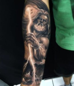 Zeus tattoo meaning and some ideas 6