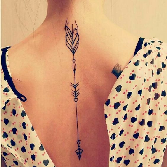 Back Arrow tattoo