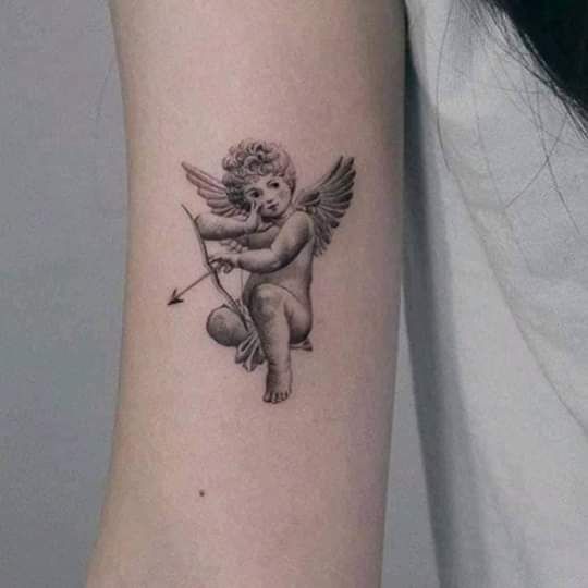 Cherub tattoo meaning and some examples