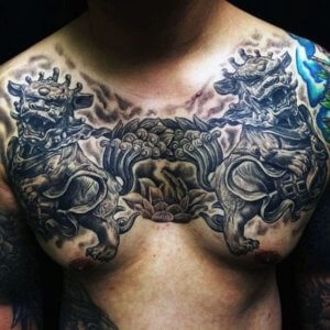 Foo dog tattoo meaning 4