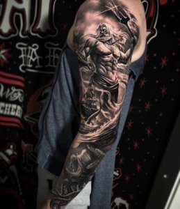 Meaning of Poseidon tattoo 1