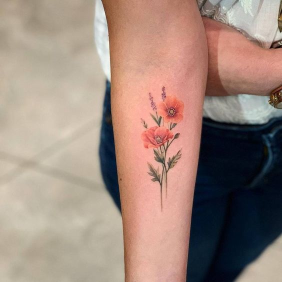 Meaning of lavender tattoo