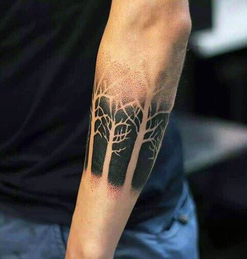 What are negative space tattoos and their meaning 3