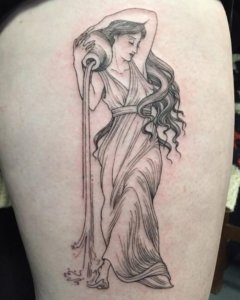 Are you fan of zodiac signs 10 Examples of Aquarius tattoo 8