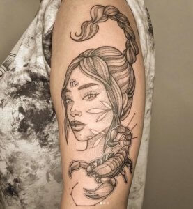 Are you fan of zodiac signs 10 Examples of Scorpio tattoo 5