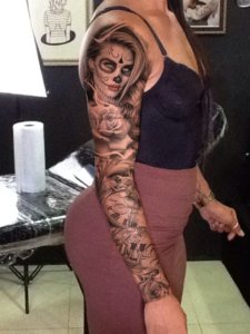 10 Chicano sleeve tattoos as a bold and vibrant display of heritage 10