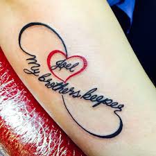 Wrist "my brothers keeper" tattoo