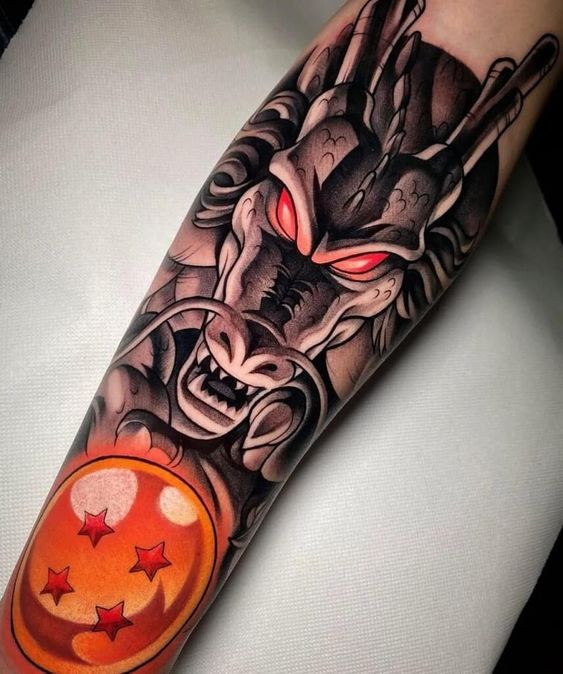 From Dragon Ball to body art: The Shenron arm tattoo craze