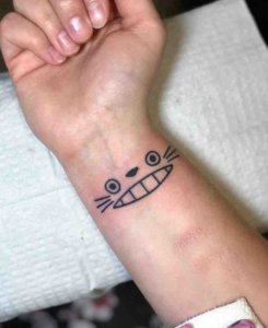Totoro simple tattoos latest trend among anime fans 5