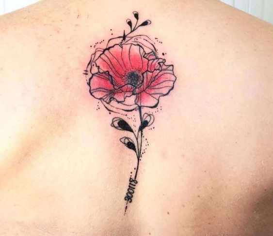 20 California Poppy watercolor tattoos: A symbol of hope and resilience