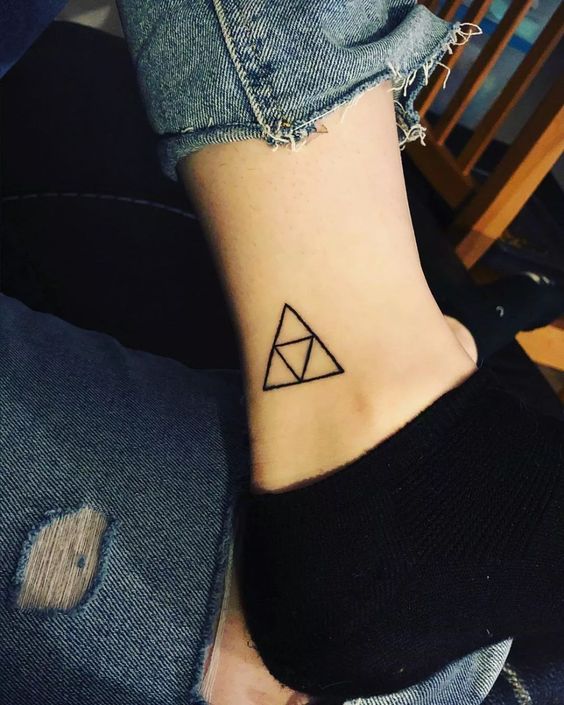 Meaning of Triforce symbol tattoos 8