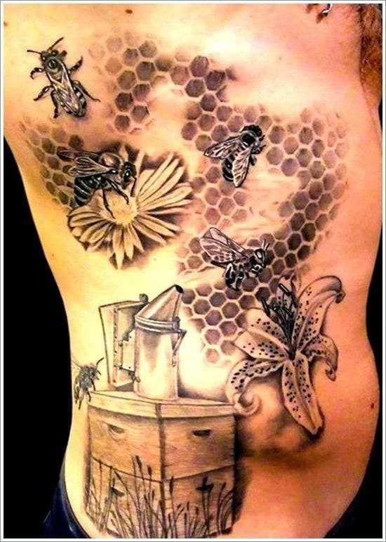 Meaning of Bee Tattoo 3