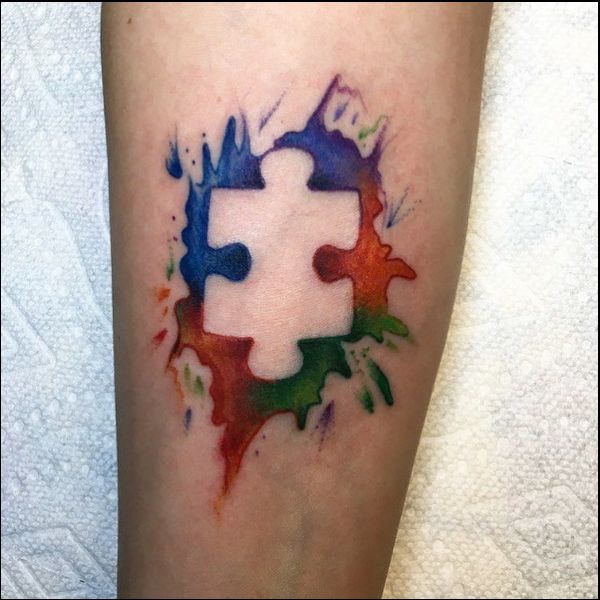 Meaning of Puzzle Piece Tattoos Symbolic Ink with a Message 6