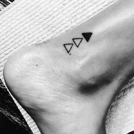 Small Triangle Tattoo Ideas: Geometry Meets Artistry