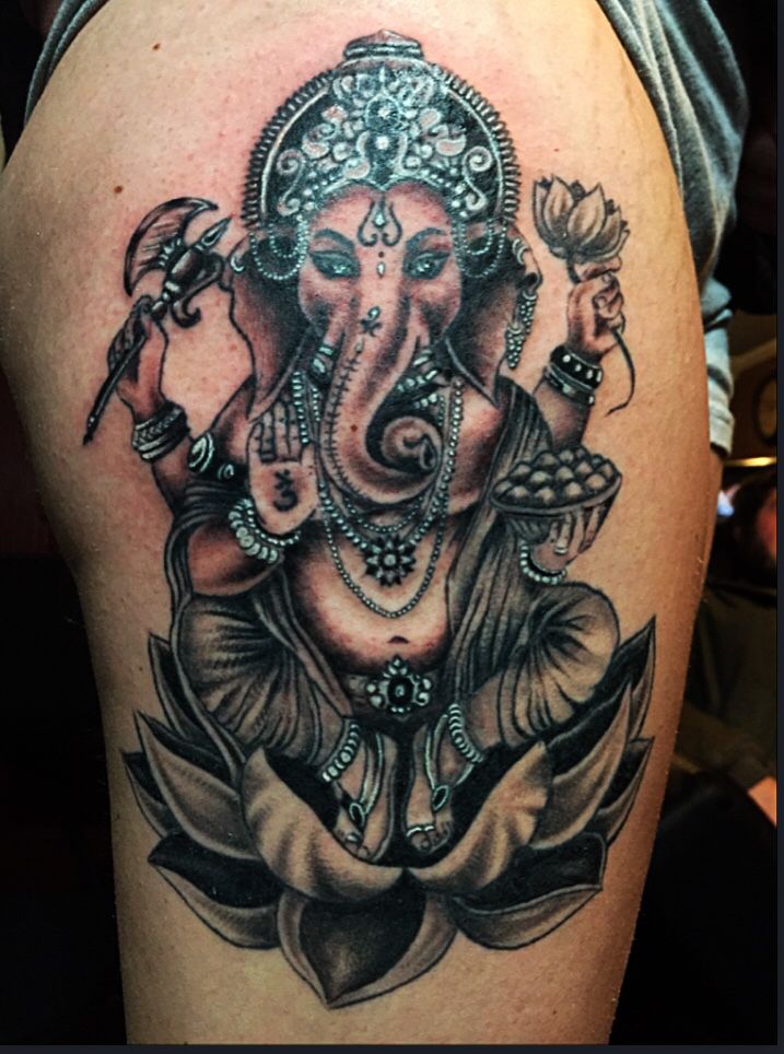 Meaning of Ganesha Tattoos 1