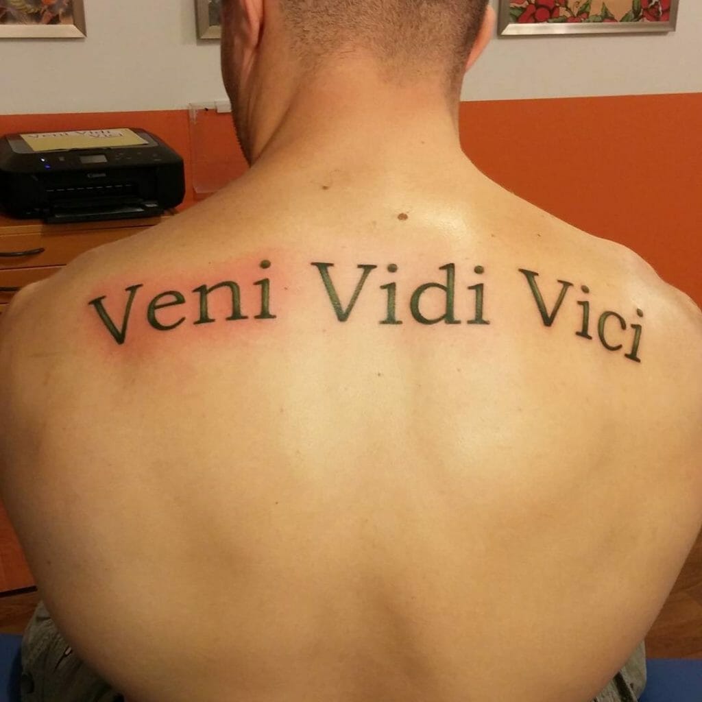 Veni Vidi Vici Tattoo Meaning 2